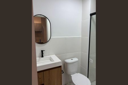 Banheiro de kitnet/studio à venda com 1 quarto, 27m² em Tatuapé, São Paulo