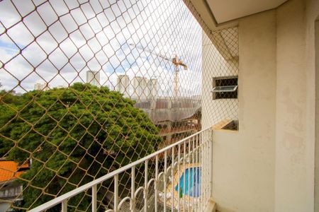 Varanda da sala de apartamento para alugar com 3 quartos, 78m² em Jardim, Santo André