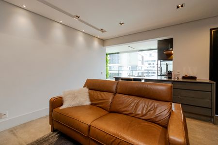 Sala de apartamento à venda com 2 quartos, 83m² em Brooklin, São Paulo