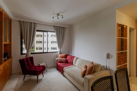 Sala de apartamento à venda com 1 quarto, 55m² em Vila Nova Conceição, São Paulo