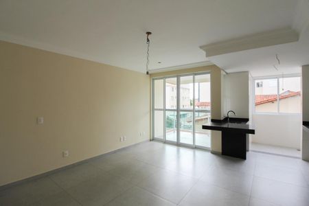 Sala de apartamento à venda com 3 quartos, 77m² em Santa Branca, Belo Horizonte