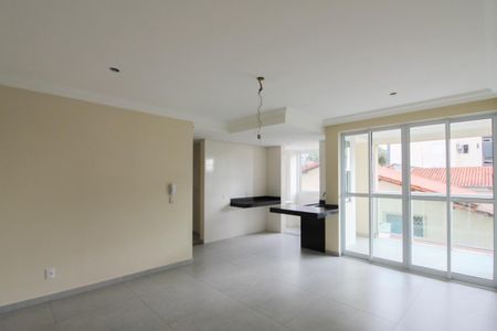 Sala de apartamento à venda com 3 quartos, 78m² em Santa Branca, Belo Horizonte