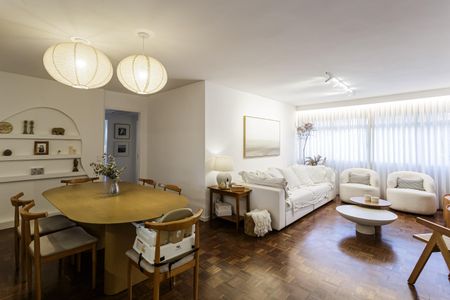 Sala de apartamento à venda com 3 quartos, 115m² em Moema, São Paulo