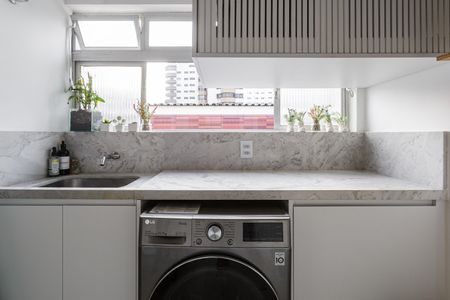 Área de Serviço de apartamento à venda com 3 quartos, 115m² em Moema, São Paulo