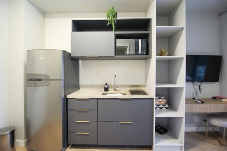 Studio à venda com 27m², 1 quarto e sem vagaCozinha