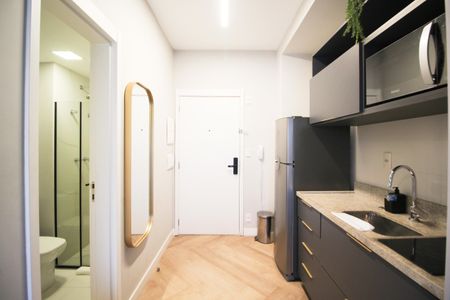 Studio à venda com 27m², 1 quarto e sem vagaCozinha