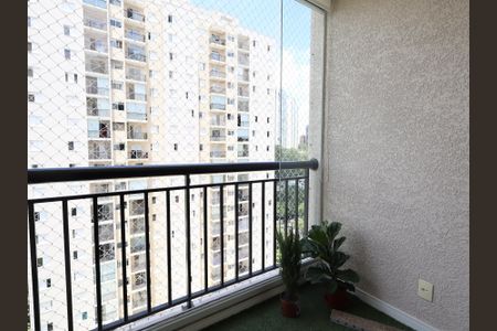 Varanda da Sala de apartamento para alugar com 2 quartos, 64m² em Jardim Caboré, São Paulo