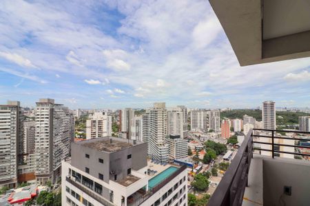 Studio à venda com 40m², 1 quarto e 1 vagaVaranda