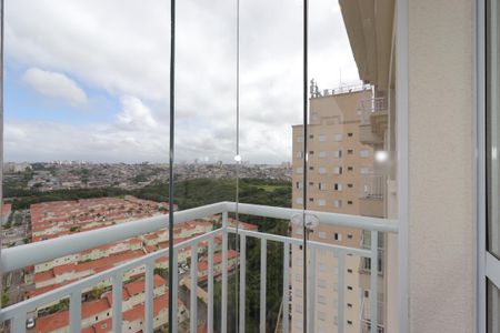 Varanda da Sala de apartamento à venda com 2 quartos, 51m² em Utinga, Santo André