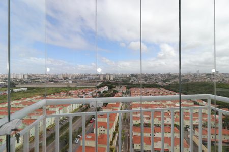 Varanda da Sala de apartamento à venda com 2 quartos, 51m² em Utinga, Santo André