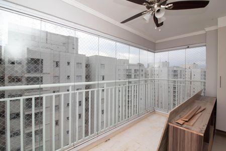 Varanda da Sala de apartamento para alugar com 2 quartos, 86m² em Vila Augusta, Guarulhos
