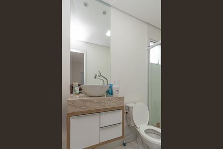 Banheiro da Suíte  de apartamento para alugar com 2 quartos, 56m² em Parque Gabriel, Hortolândia