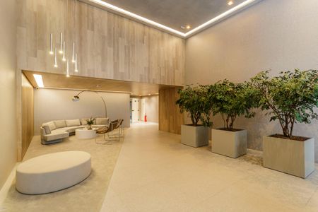 Apartamento à venda com 75m², 2 quartos e 2 vagasHall social