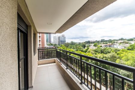 Varanda de apartamento para alugar com 1 quarto, 48m² em Empresarial 18 do Forte, Barueri