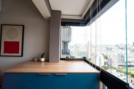 Varanda de apartamento à venda com 2 quartos, 20m² em Bela Vista, São Paulo