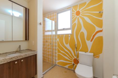 Banheiro de apartamento para alugar com 1 quarto, 40m² em Bela Vista, São Paulo