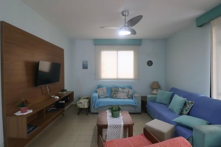 Sala de apartamento para alugar com 3 quartos, 141m² em Barra Funda, Guarujá