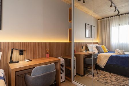 Studio para alugar com 21m², 1 quarto e sem vagaQuarto