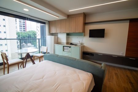 Studio para alugar com 31m², 1 quarto e sem vagaSala / Quarto - Studio