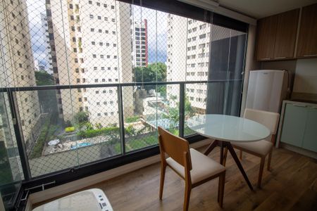 Studio para alugar com 31m², 1 quarto e sem vagaVaranda