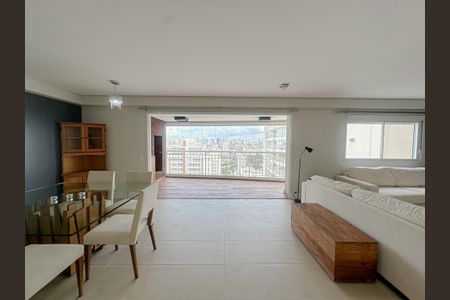 Sala de apartamento para alugar com 3 quartos, 142m² em Vila Romana, São Paulo