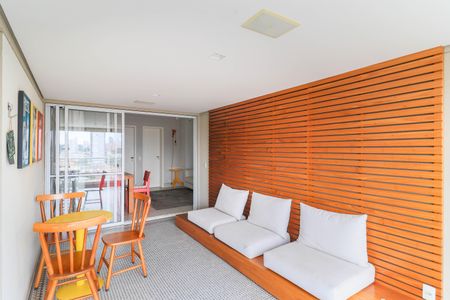 Varanda Gourmet de apartamento à venda com 2 quartos, 112m² em Chácara Santo Antônio, São Paulo
