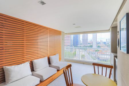 Varanda Gourmet de apartamento à venda com 2 quartos, 112m² em Chácara Santo Antônio, São Paulo