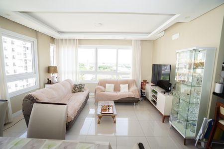 Sala de apartamento à venda com 3 quartos, 92m² em São Sebastião, Porto Alegre