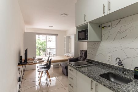 Studio para alugar com 33m², 1 quarto e sem vaga Studio para alugar com 33m², 1 quarto e sem vagaCozinha