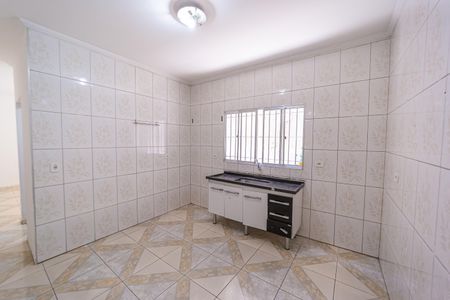 Cozinha de casa para alugar com 1 quarto, 40m² em Jardim Verônia, São Paulo