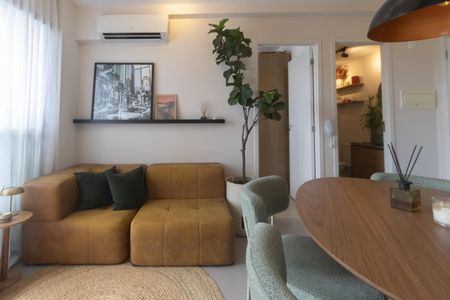 Sala de apartamento à venda com 2 quartos, 36m² em Moema, São Paulo