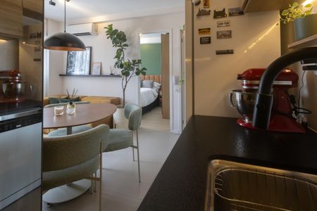 Apartamento à venda com 38m², 2 quartos e sem vagaCozinha