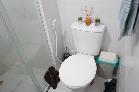 Banheiro de kitnet/studio à venda com 1 quarto, 26m² em Mooca, São Paulo