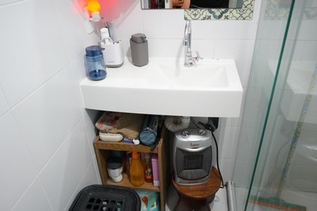 Banheiro de kitnet/studio à venda com 1 quarto, 26m² em Mooca, São Paulo