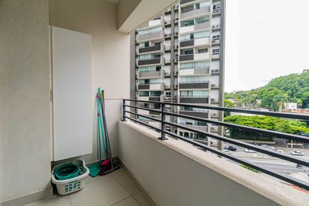 Apartamento à venda com 28m², 1 quarto e sem vagaVaranda