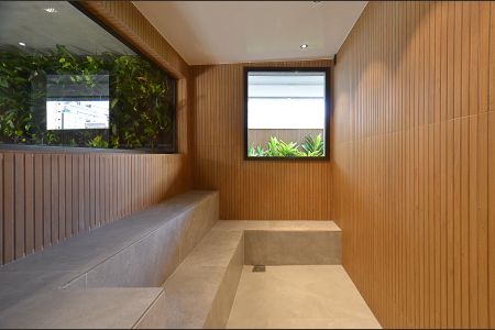 Apartamento à venda com 67m², 2 quartos e 2 vagas Apartamento à venda com 67m², 2 quartos e 2 vagasArea comum/ Sauna