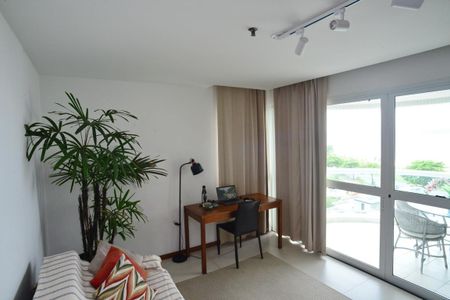 Sala de apartamento para alugar com 1 quarto, 60m² em Barra da Tijuca, Rio de Janeiro