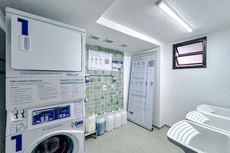 Studio à venda com 32m², 1 quarto e 1 vagaLavanderia