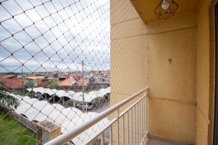 Varanda da Sala  de apartamento para alugar com 2 quartos, 50m² em Jardim Tatiana, Votorantim
