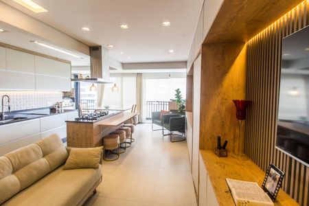 Sala  de apartamento à venda com 2 quartos, 90m² em Alphaville Empresarial, Barueri