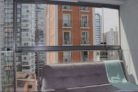 Studio para alugar com 28m², 1 quarto e sem vagaVaranda