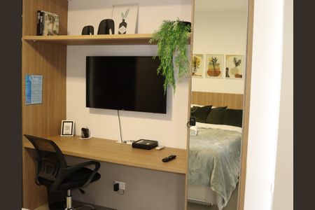 Studio para alugar com 28m², 1 quarto e sem vagaDormitório