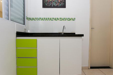 Cozinha de kitnet/studio para alugar com 1 quarto, 20m² em Vila Prudente, São Paulo