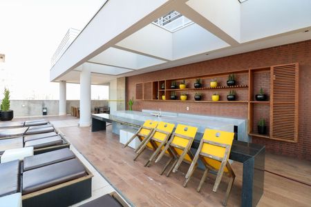 Apartamento à venda com 42m², 1 quarto e 1 vagaÁrea gourmet