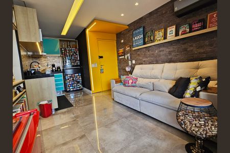Sala de apartamento à venda com 1 quarto, 42m² em Cidade Monções, São Paulo