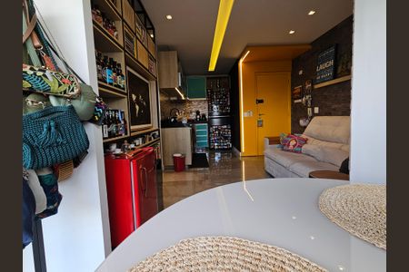 Sala de apartamento à venda com 1 quarto, 42m² em Cidade Monções, São Paulo