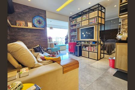 Sala de apartamento à venda com 1 quarto, 42m² em Cidade Monções, São Paulo