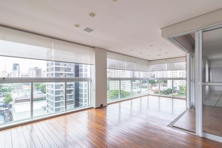 Varanda da Sala de apartamento para alugar com 3 quartos, 211m² em Vila Olímpia, São Paulo