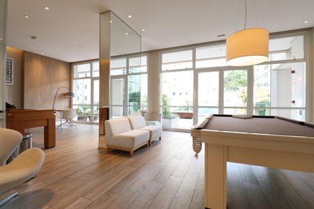 Apartamento para alugar com 33m², 1 quarto e 1 vagaSalão de jogos