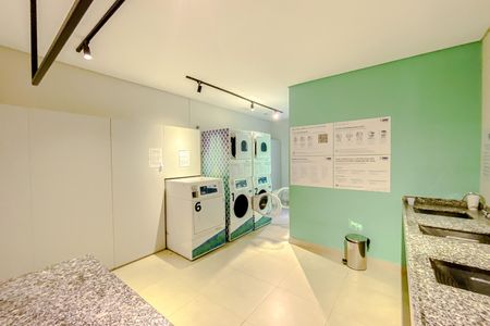 Studio para alugar com 20m², 1 quarto e sem vaga Studio para alugar com 20m², 1 quarto e sem vagaLavanderia